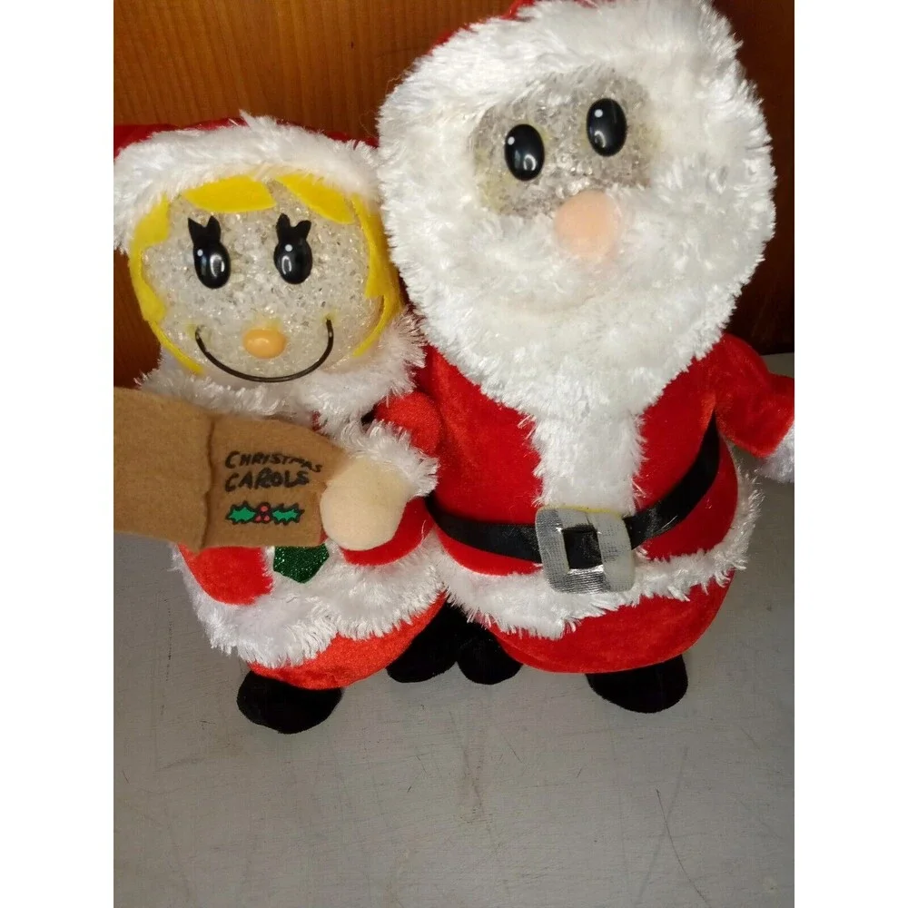 Christmas‎ Santa & Mrs Clause Plush Singing 